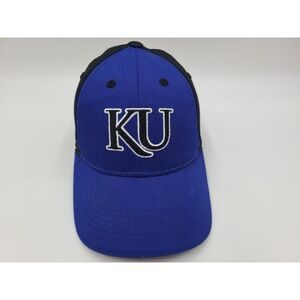University of Kansas Jayhawks Captivating Headgear Adjustable Hat Cap Blue Black